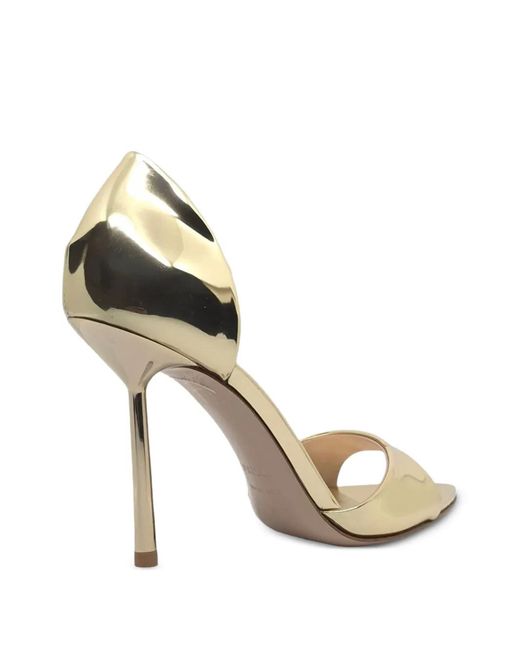 Le Silla Metallic Shirley Point-Toe Sandals