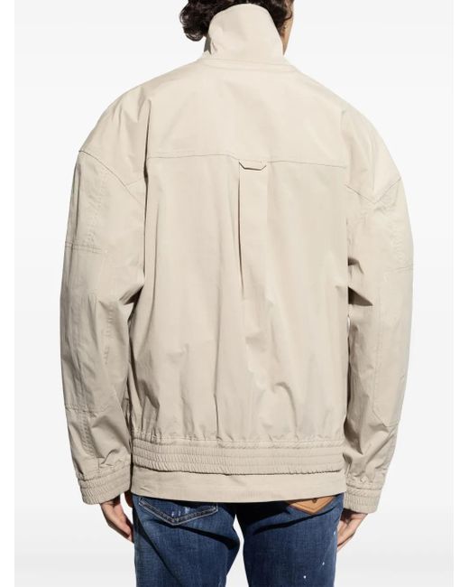 DSquared² Natural Logo-Print Jacket for men