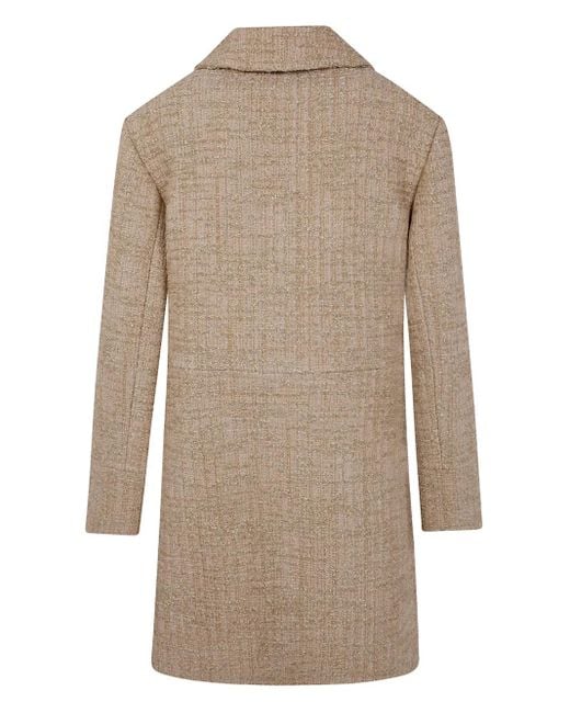 N°21 Natural Single Breasted Coat
