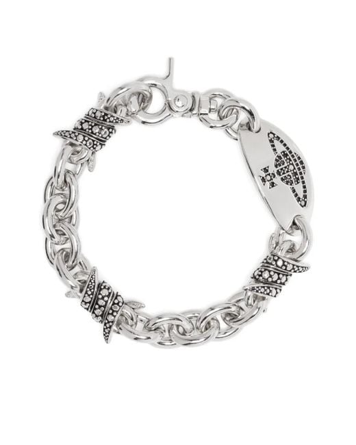 Vivienne Westwood Metallic Verena Bracelet for men