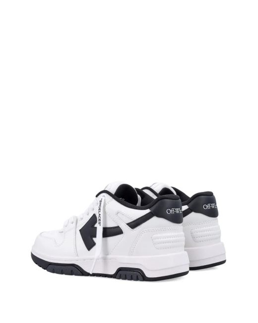 Off-White c/o Virgil Abloh White Low-Top Sneakers With Contrast Accents