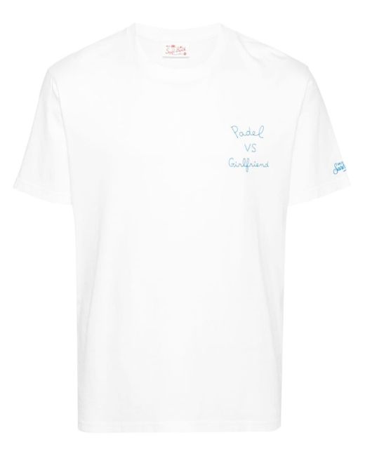 Mc2 Saint Barth White Portofino Cotton T-shirt for men