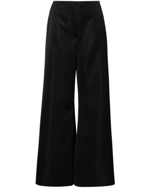 Nanushka Black Charis Wide-leg Trousers