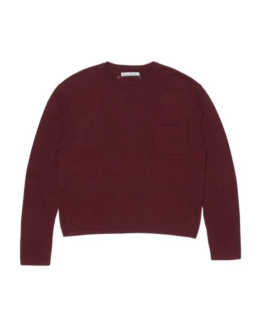 Maglione di Acne in Red da Uomo