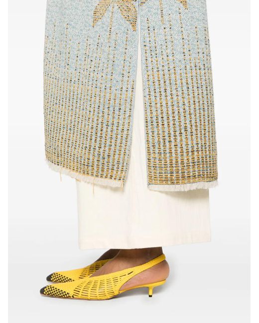 Forte_forte White Jacquard Libelle Coat (Final Sale)