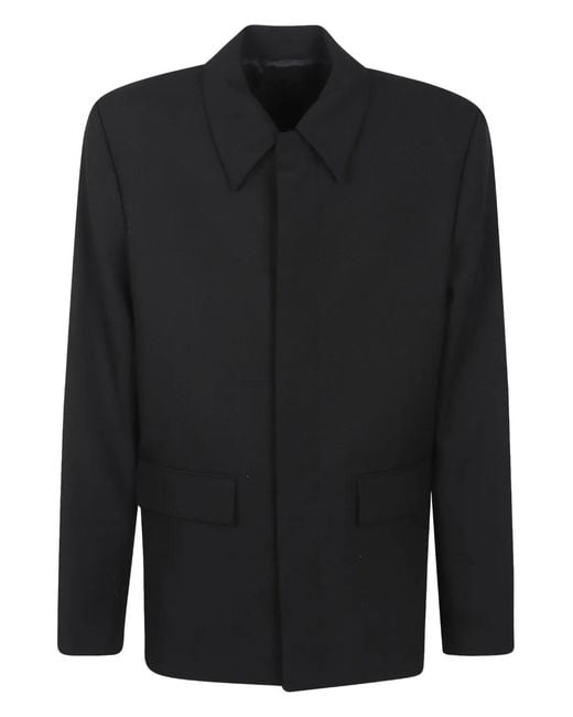 Rier Black Button Jacket for men