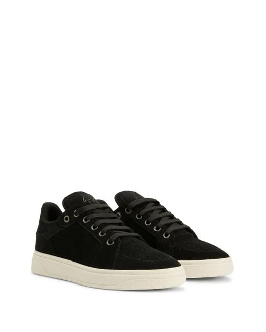 Giuseppe Zanotti Black Gz94 Lace-Up Low-Top Sneakers for men
