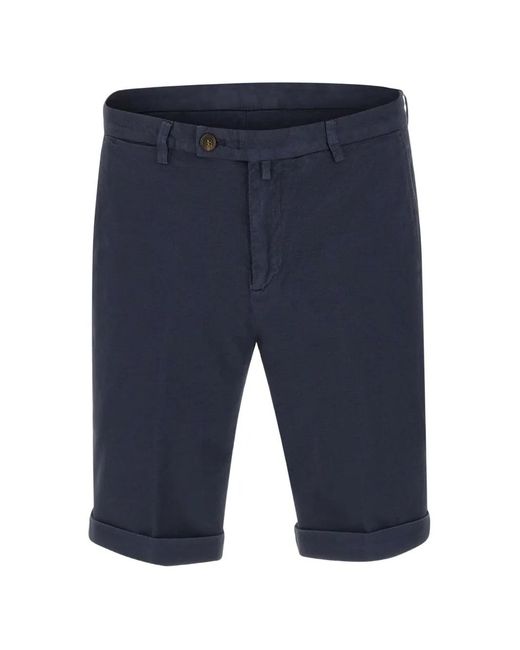 Briglia 1949 Blue Button-Fastening Chino Shorts for men