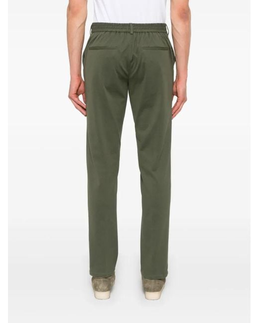 Circolo 1901 Green Piqué-Weave Trousers for men