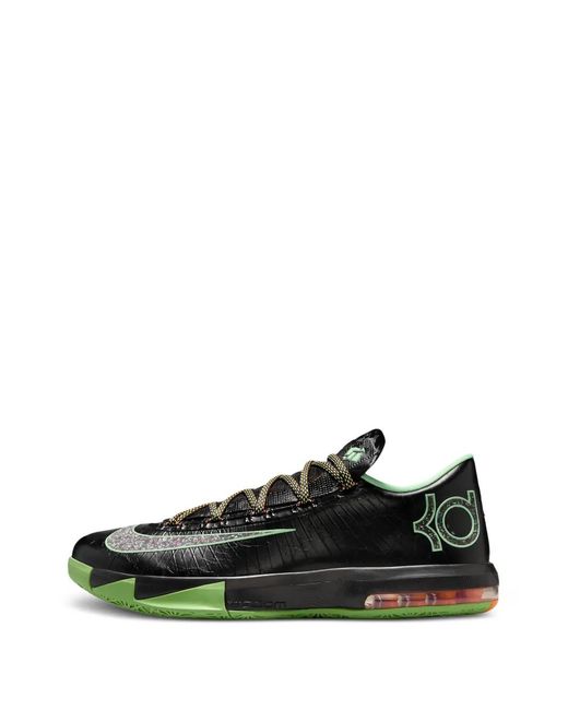 Nike Black Kd 6 Lace-Up Sneakers for men