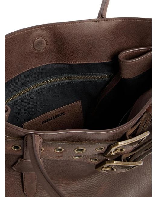 DSquared² Brown Twin Tote Bag for men