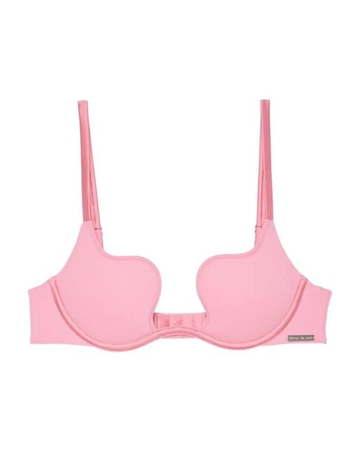 Fleur du Mal Pink Le Stretch Seduce Bra