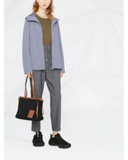 Herno Blue Ponente Hooded Jacket