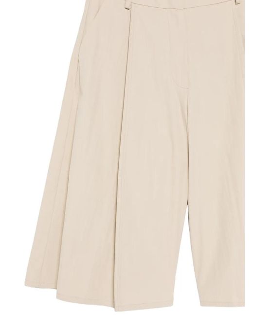 Alysi Natural Short À Design Plissé