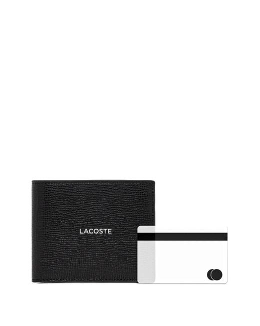 Lacoste Black Ossian Logo-print Wallet for men