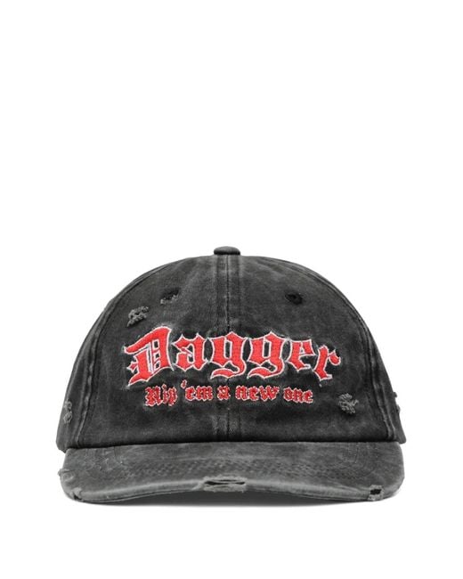 DAGGER Distressed Embroidered Baseball Cap