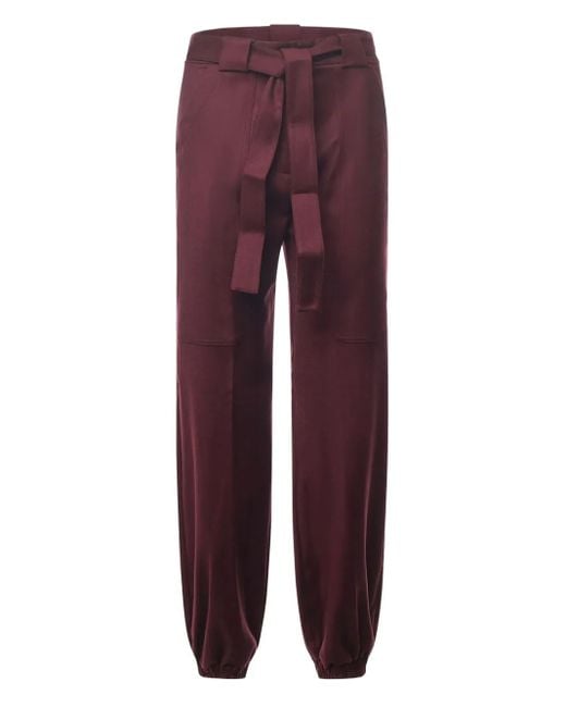 Pinko Purple Belt Track Pants