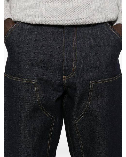 Carhartt Gray Panelled Jeans for men