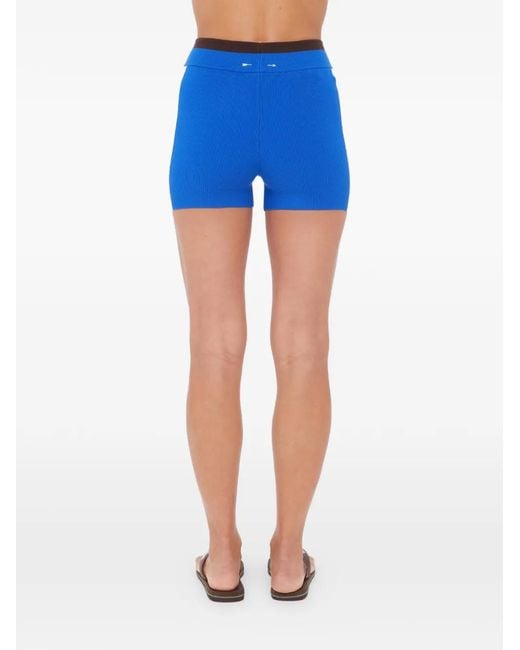 The Upside Blue Montage Speechless Ribbed-Knit Shorts