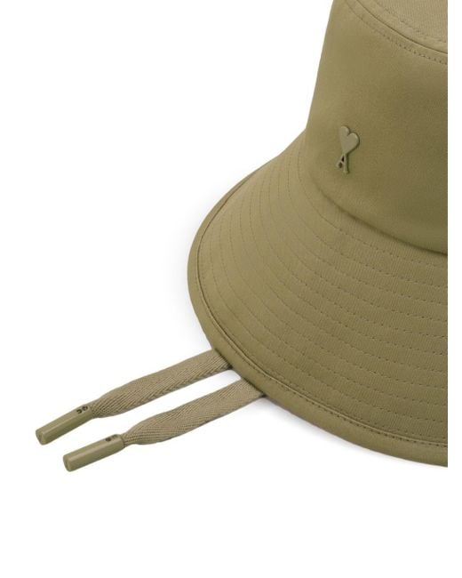 AMI Green Ami De Coeur Bucket Hat