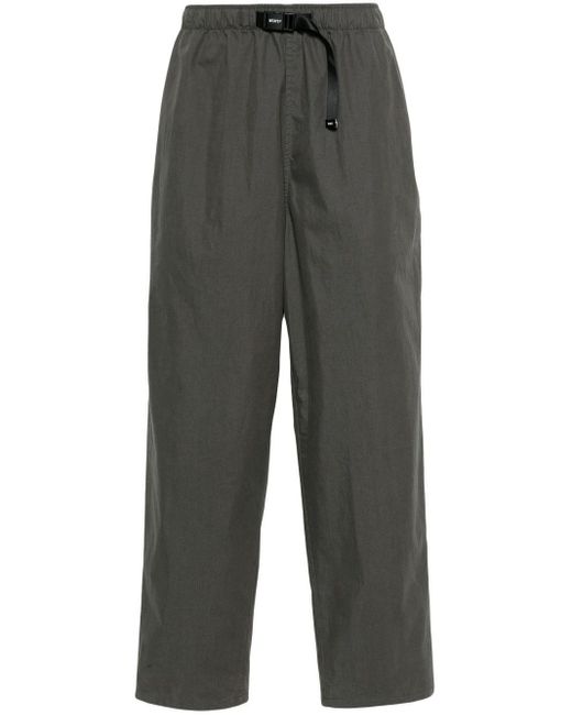 Pantalones con hebilla y logo (w)taps de hombre de color Gray
