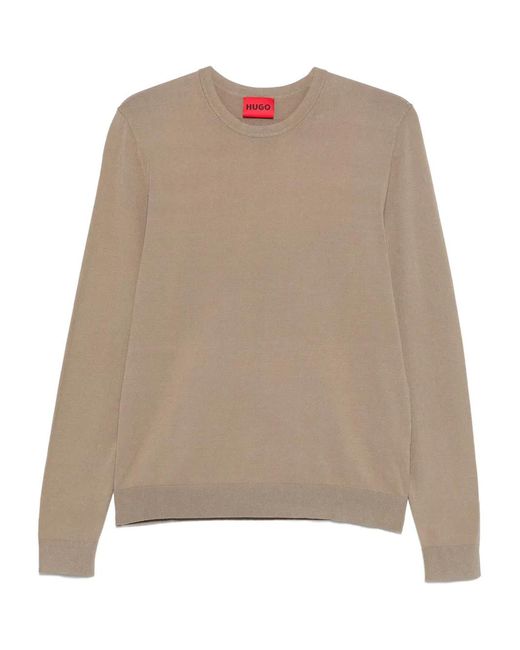 HUGO Natural Fine-Knit Jumper for men