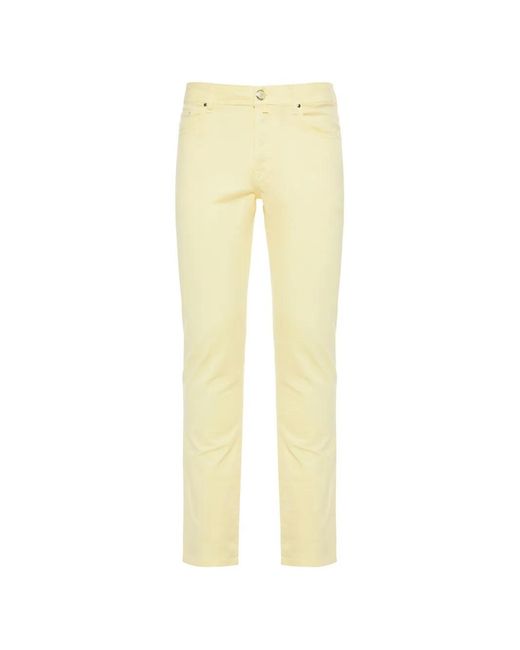 Jacob Cohen Yellow Bard Trousers for men