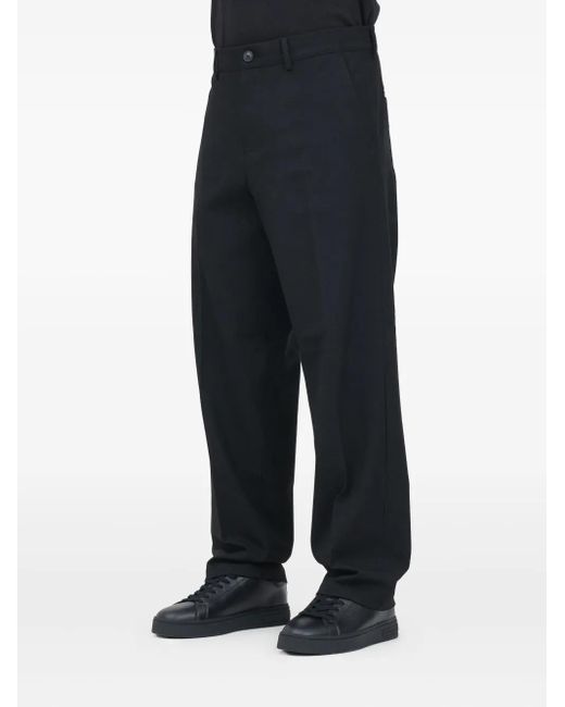 SELECTED Blue Button Fly Trousers for men
