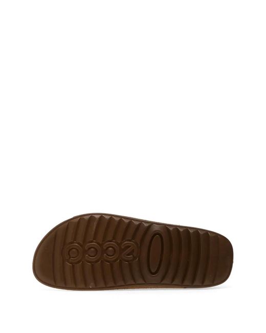 Ecco Brown Touch-Strap Sandals