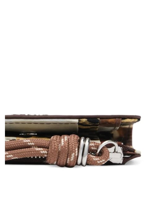Bimba Y Lola Brown Mocha Nylon Compact Purse
