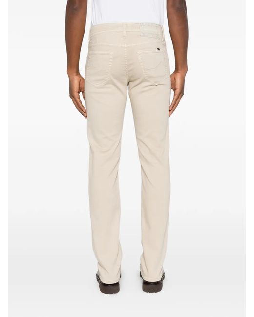 Jacob Cohen White Mid Rise Jeans for men
