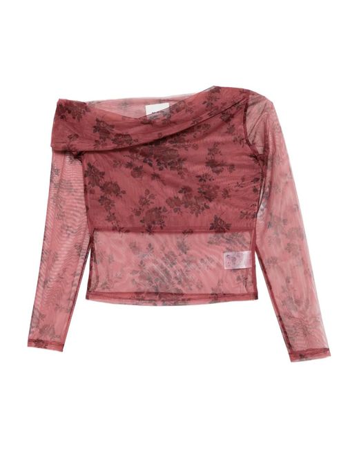 Reformation Red Elio Top
