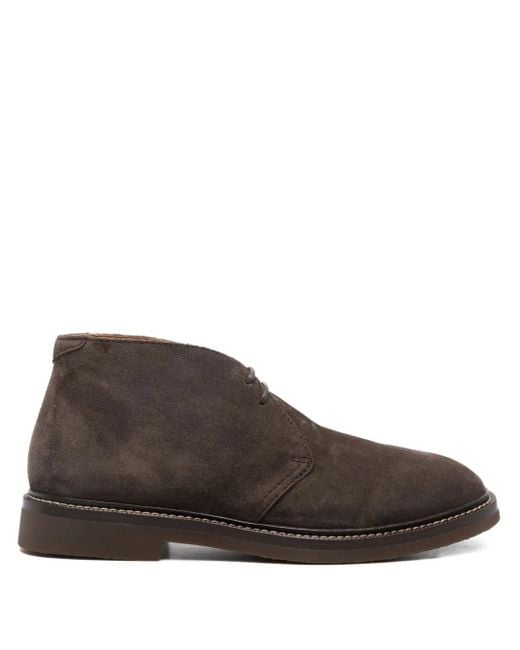 Brunello Cucinelli Desert-Boots aus Wildleder in Brown für Herren