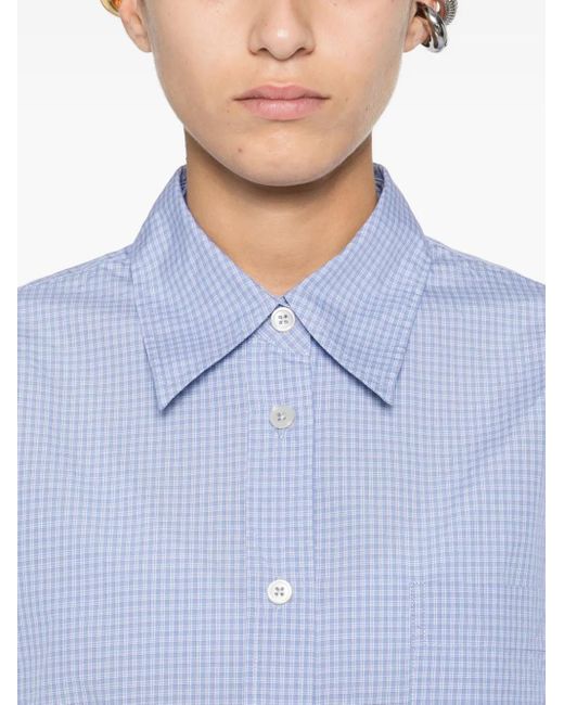 Our Legacy Blue Long-Sleeve Shirt