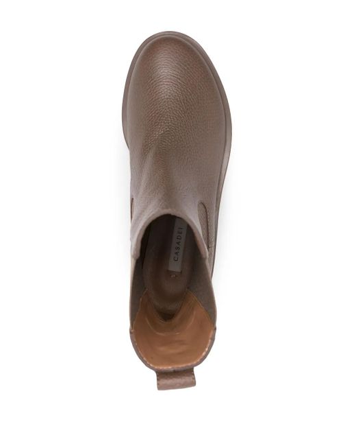 Casadei Brown Status Beatles Boots Shoes
