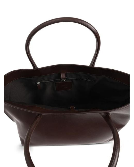LIE STUDIO Metallic Grace Leather Tote Bag