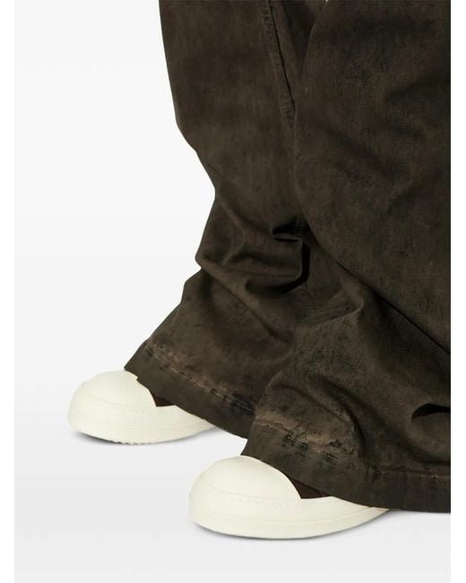 Rick Owens Black Jumbolace Low Sneakers for men