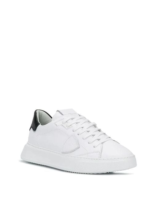 Philippe Model White Sneakers for men