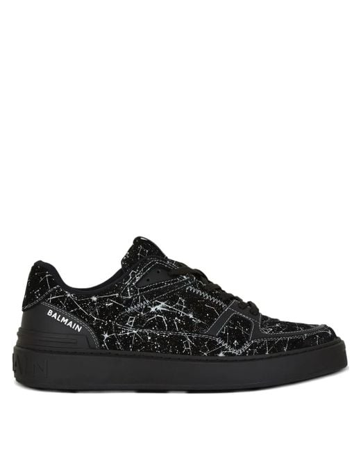 Balmain Black B-Court Skate Trainers for men