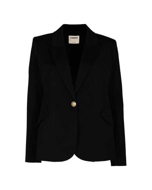 L'Agence Black Chamberlain Blazer
