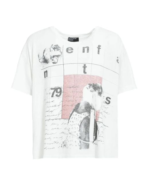 Enfants Riches Deprimes T-Shirt im Oversized-Look in White für Herren