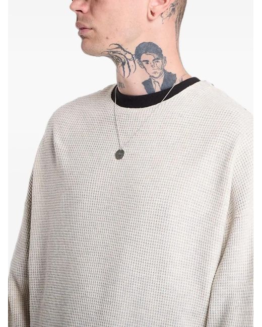 Fear Of God White Waffle-Knit 90S Sweater for men