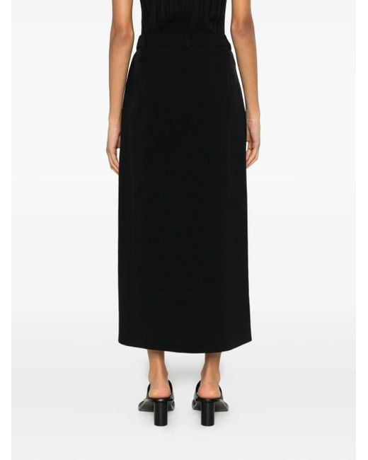 Gonna Midi Con Spacco di Liviana Conti in Black