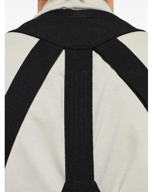 Rick Owens Black Temple Zip-Up Vest for men
