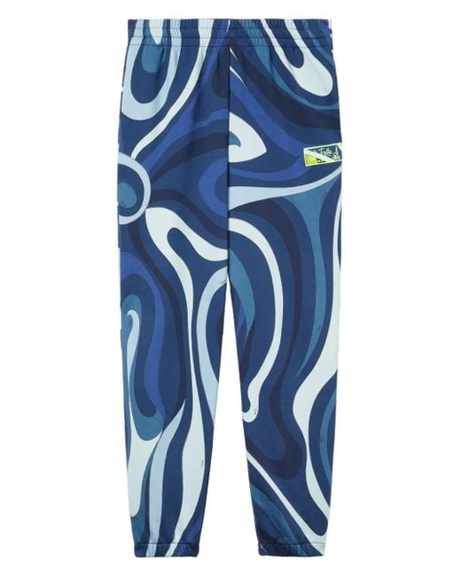Emilio Pucci フリース トラックパンツ Blue