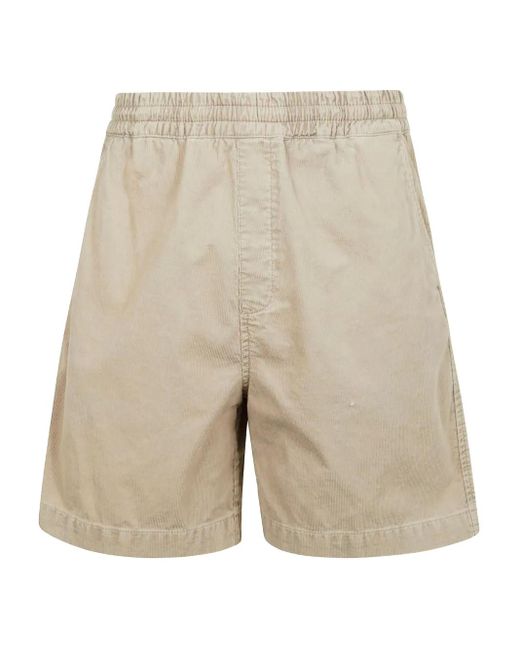 Shorts Reynold di Carhartt in Natural da Uomo