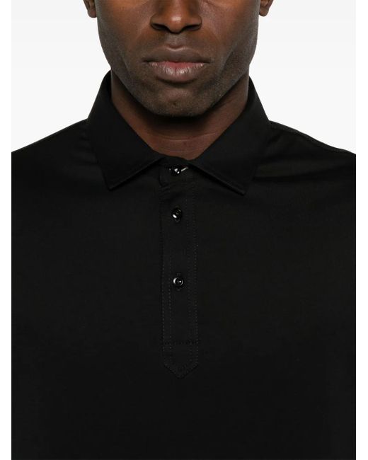 Brunello Cucinelli Klassisches Poloshirt in Black für Herren
