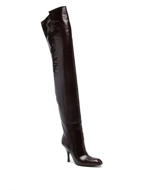 Khaite Black 100Mm Colt Over-The-Knee Boots