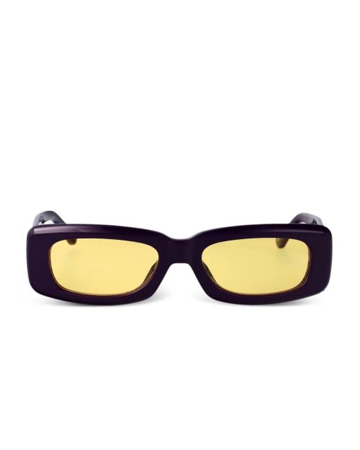 The Attico Natural Mini Marfa Sunglasses