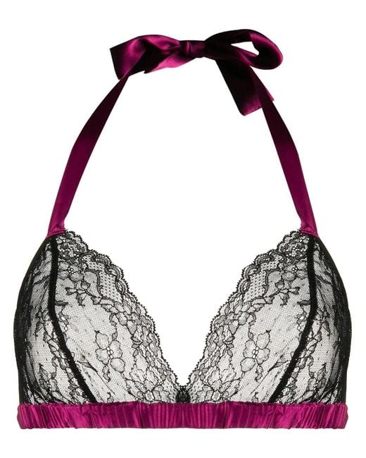 Gilda & Pearl Purple Ella Silk Bra